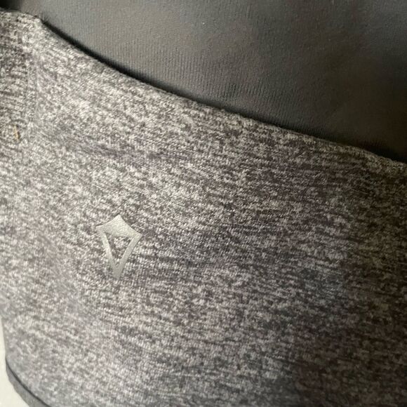 Ivivva by Lululemon girls full zip up lightweight gray hooded jacket size 12 - Picture 3 of 5